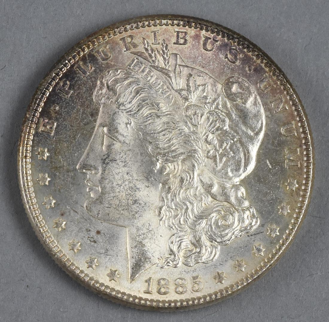 1885 P Morgan Silver Dollar (1 of 2)