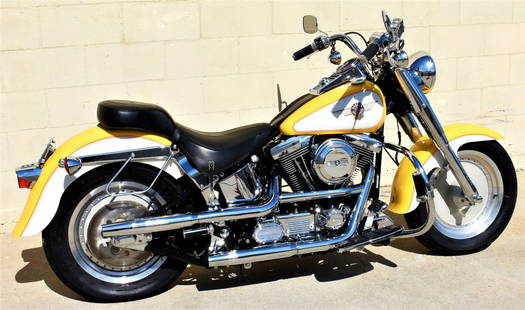 1995 Harley-Davidson FATBOY 9 Orig Miles: The Harley-Davidson FATBOY holds legendary status with 25 years of history behind it and with APPEARS TO BE ONLY 9 ORIGINAL MILES on it and original ownerÂ…..this bike is a rarity! The Fat Boy