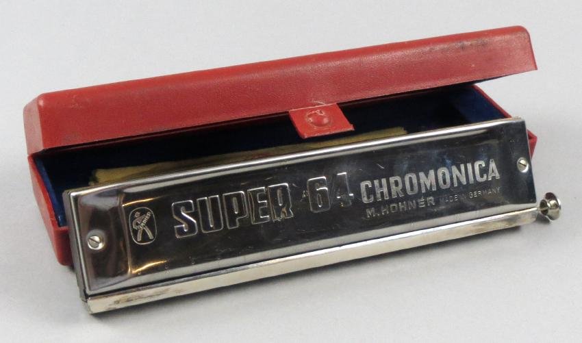 Vintage Hohner Super 64 Harmonica (1 of 3)