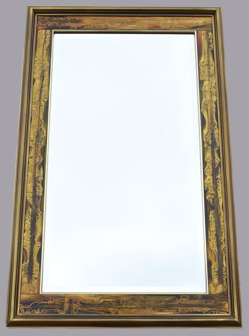 Bernhard Rohne for Mastercraft Brutalist Mirror (1 of 8)