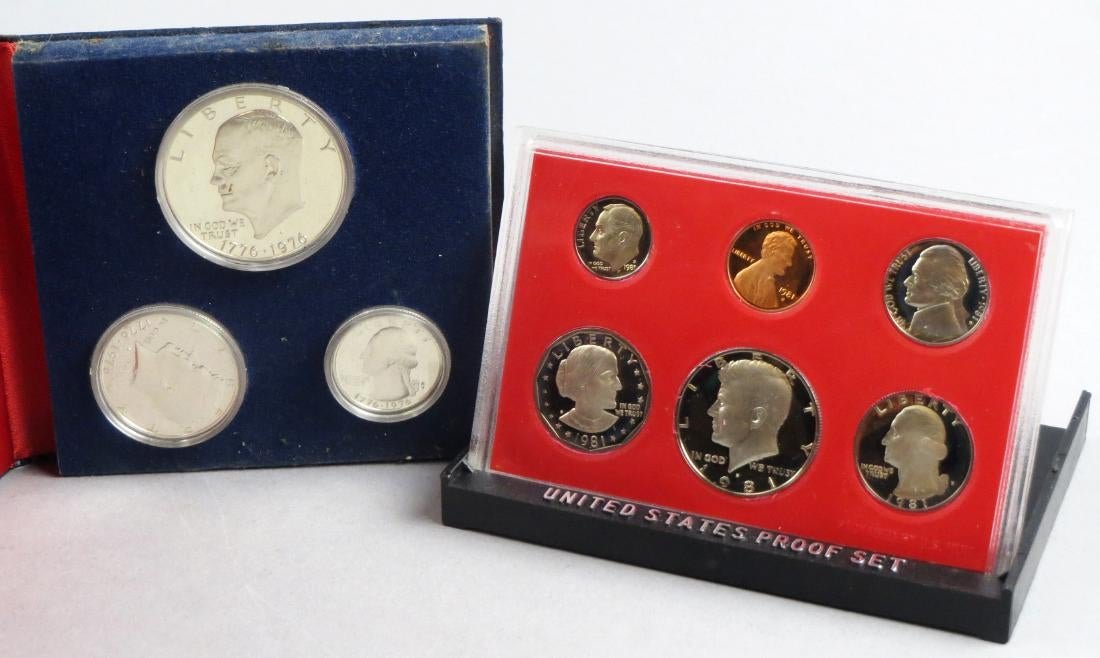 1976 & 1981 US Proof Sets (1 of 5)