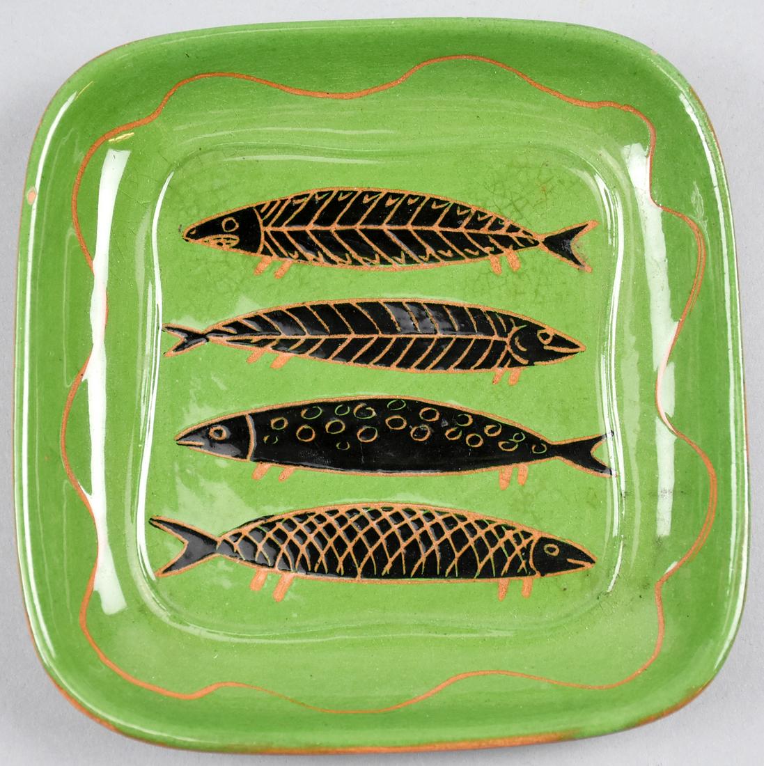 Vintage Gila Tile Fish Dish (1 of 3)