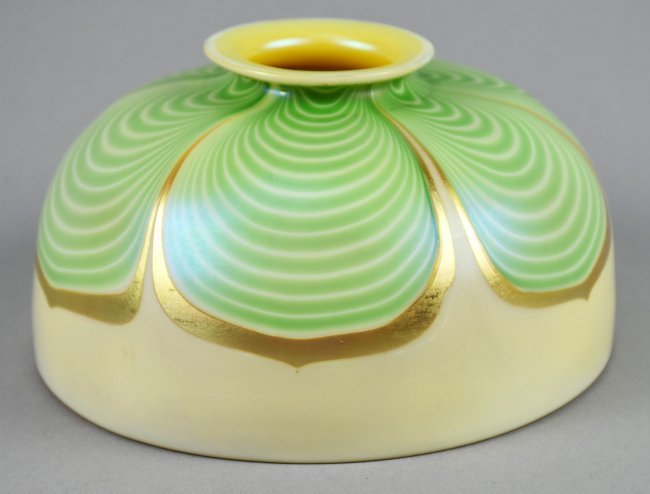 Steuben Iridescent Pulled Feather Art Glass (1 of 5)