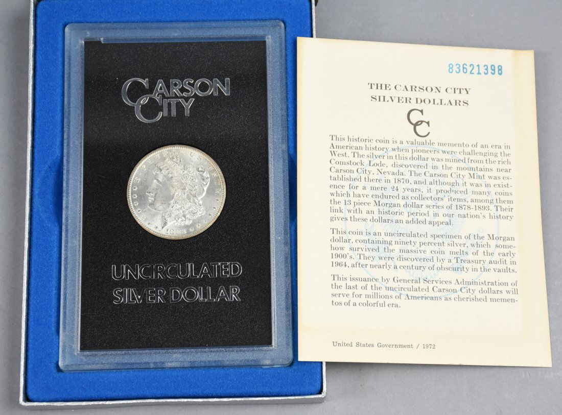 1883 Uncirculated Carson City Morgan Dollar (1 of 5)