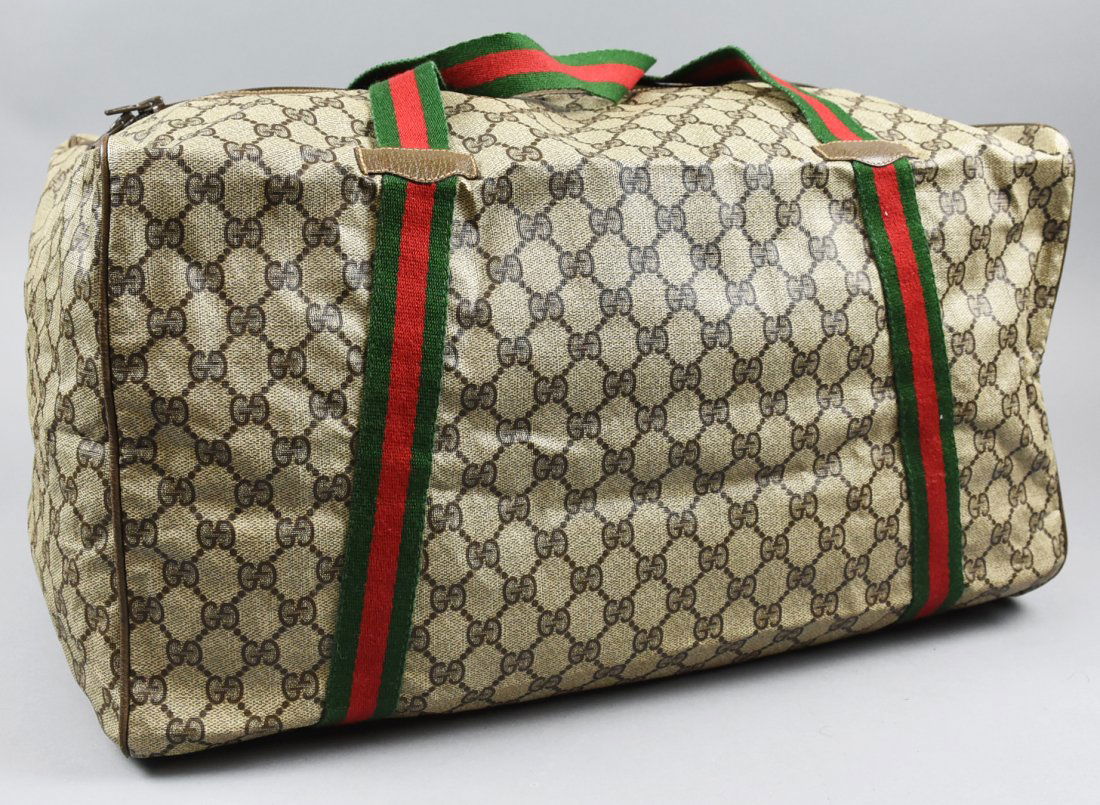 vintage gucci duffle bag