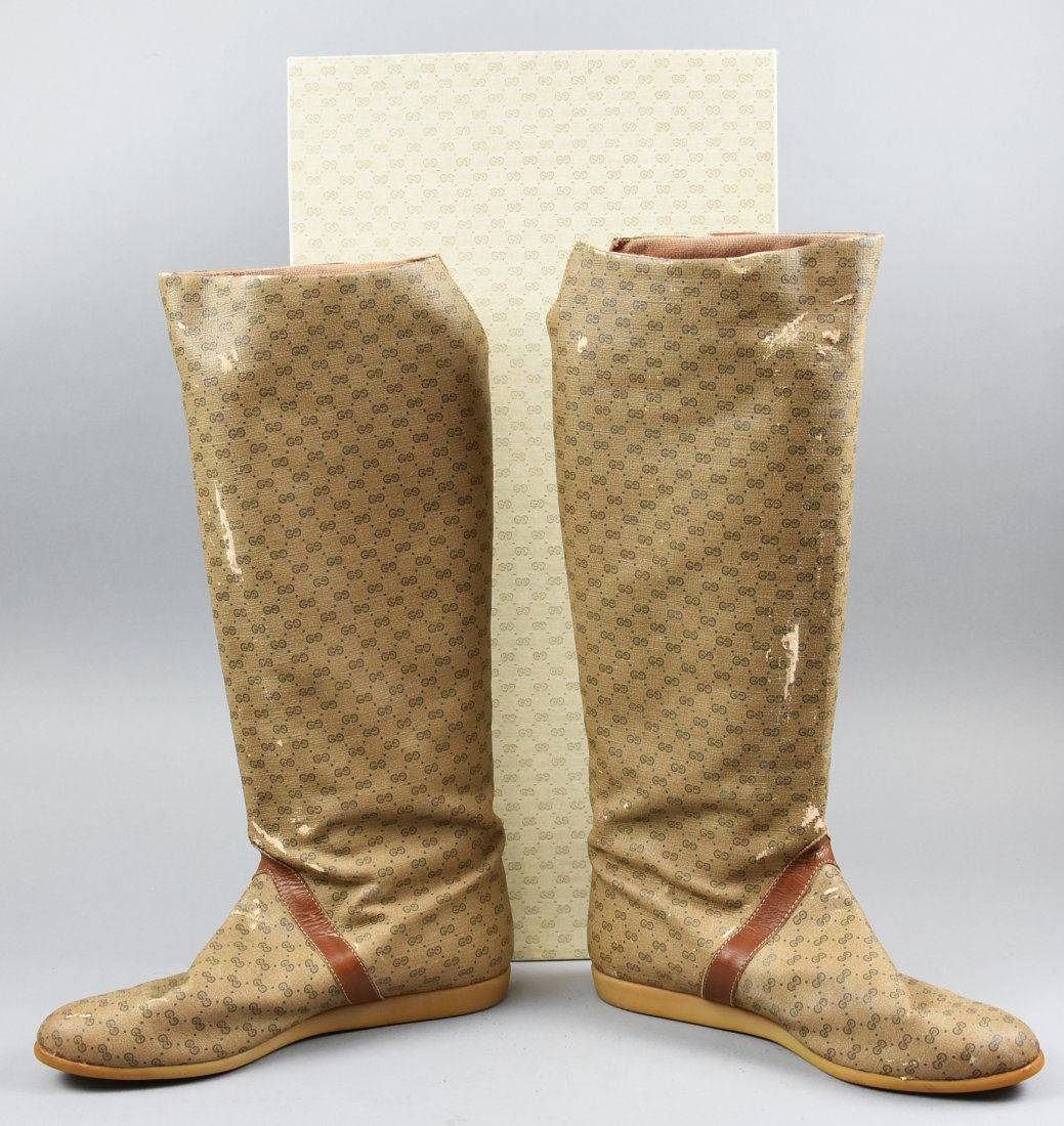 Vintage GUCCI Knee High Boots (1 of 14)