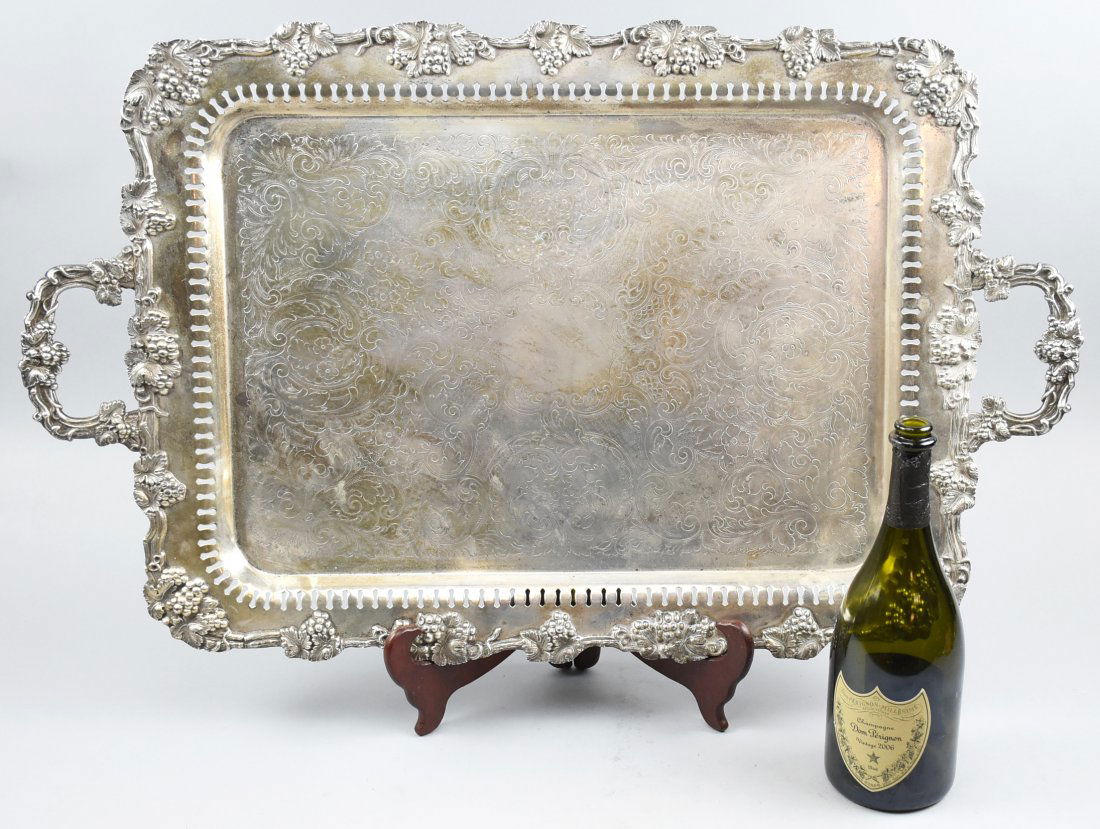 c1940 Goldfeder Silver Plate Butler Tray (1 of 10)