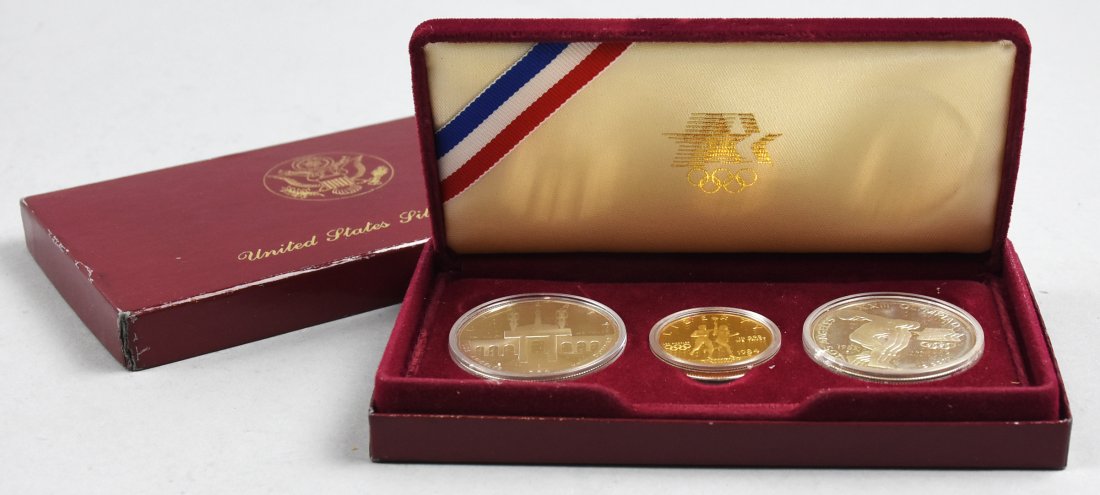 1984/1983 United States Olympic Gold and Silver Proof C (1 of 4)