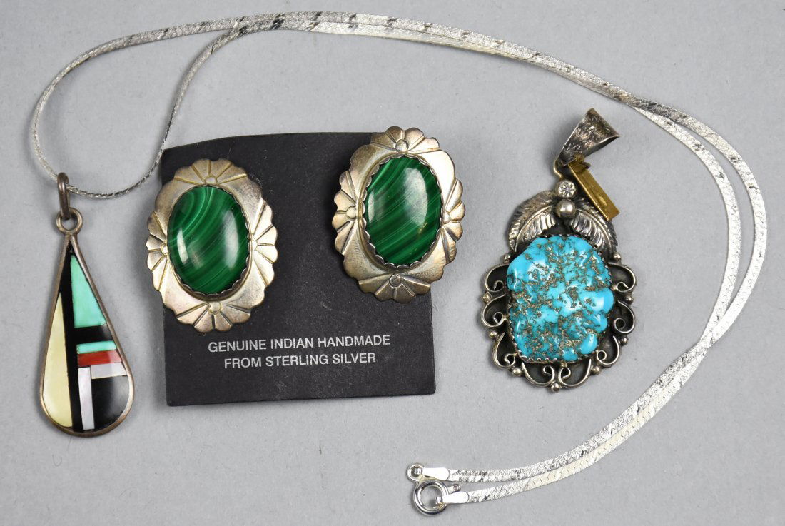 Vintage Native Amer. Roger Skeet, Delberta Boone Sterli (1 of 6)