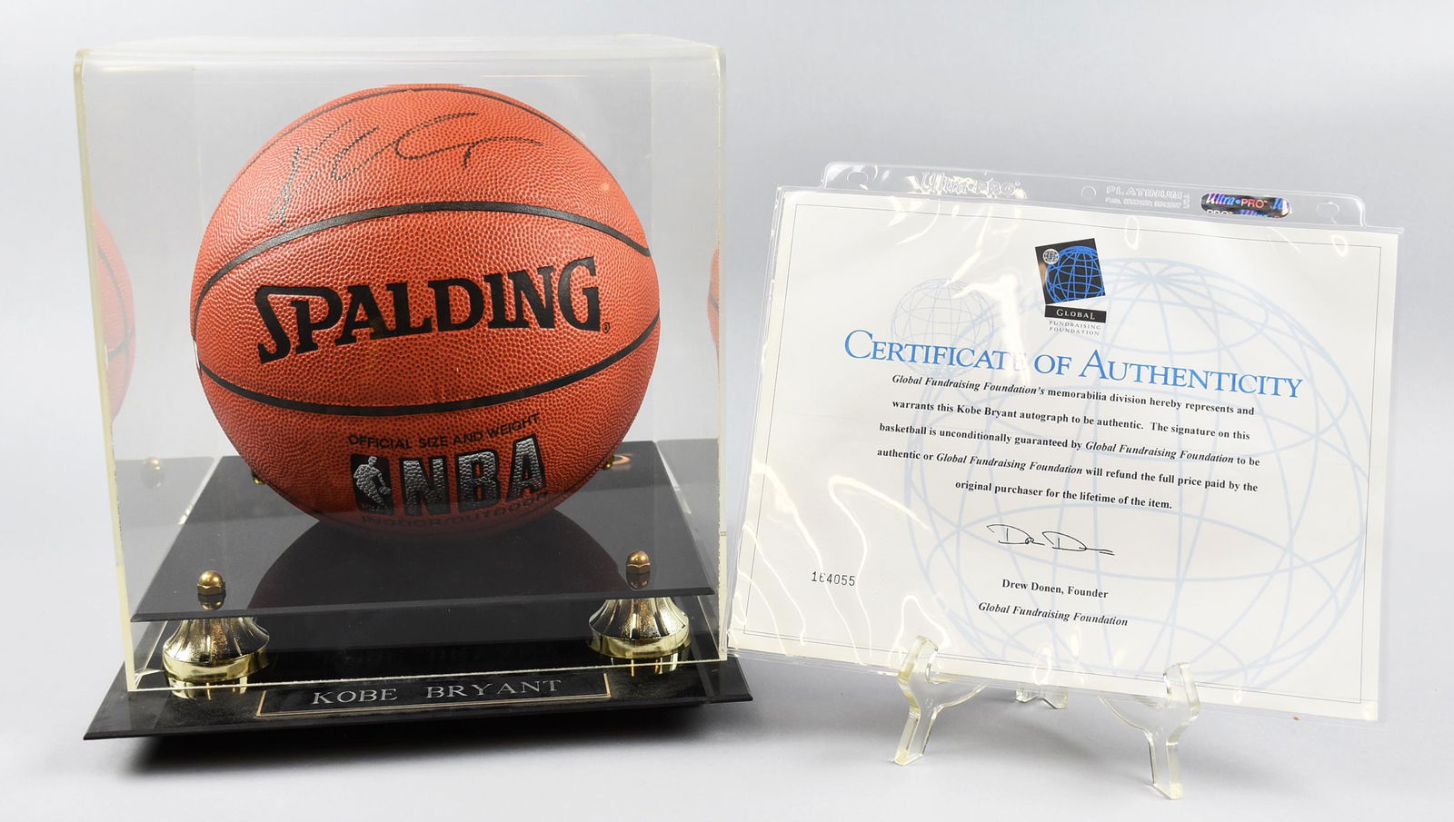 kobe bryant signed basketball price