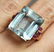 Gorgeous 20ct Aquamarine & Ruby 14K Rose Gold Ring 1940 - 6