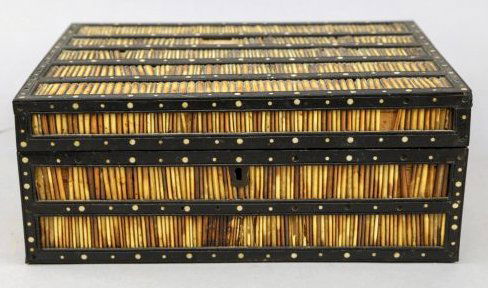 Inlaid Porcupine Quill Box (1 of 5)