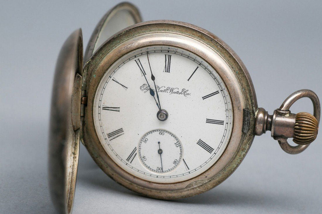 1887 Elgin National Watch Coin Silver Hunter Case (1 of 5)