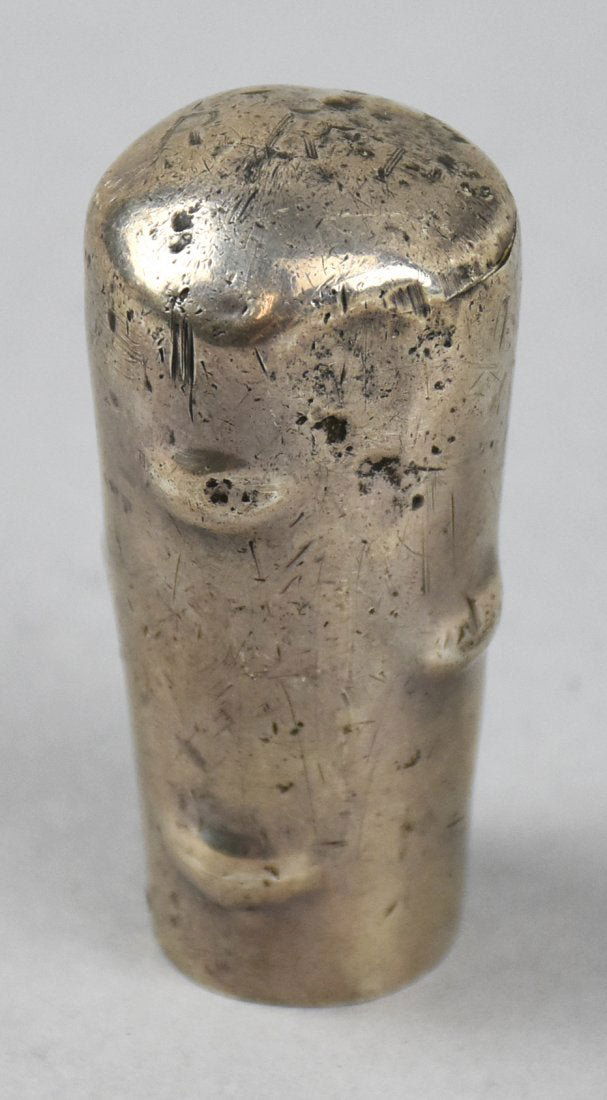 1894 Clement Cheese London Sterling Cane Top, Victorian (1 of 3)