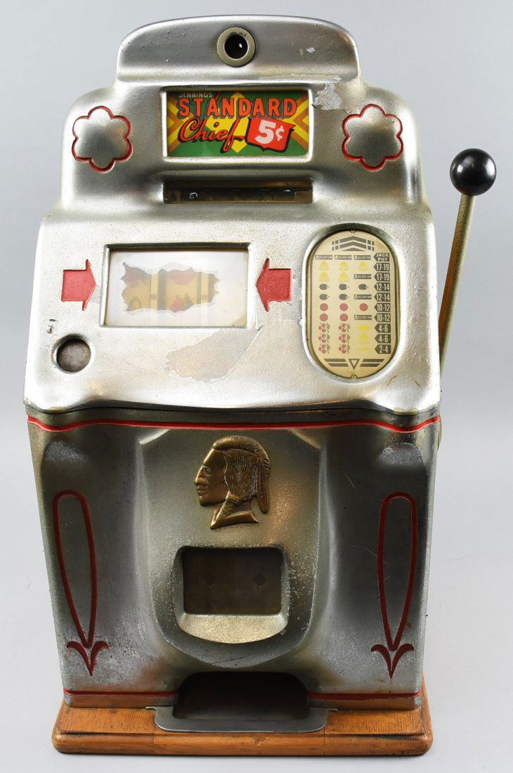 Jennings Standard Chief 5c Slot Machine (1 of 17)