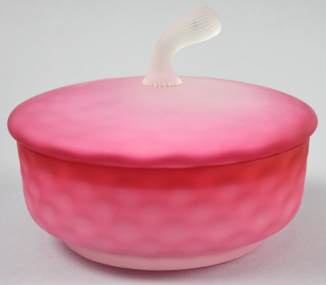 Victorian Satin Glass Attrib. Mt. Washington  Glass (1 of 7)