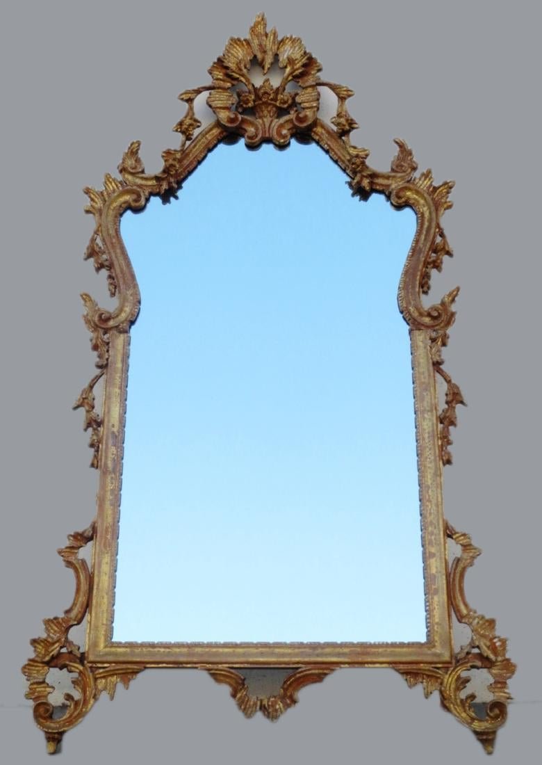 Fancy Elegant, Mirror, Made In Italy Wood & Gold Gilt (1 of 6)