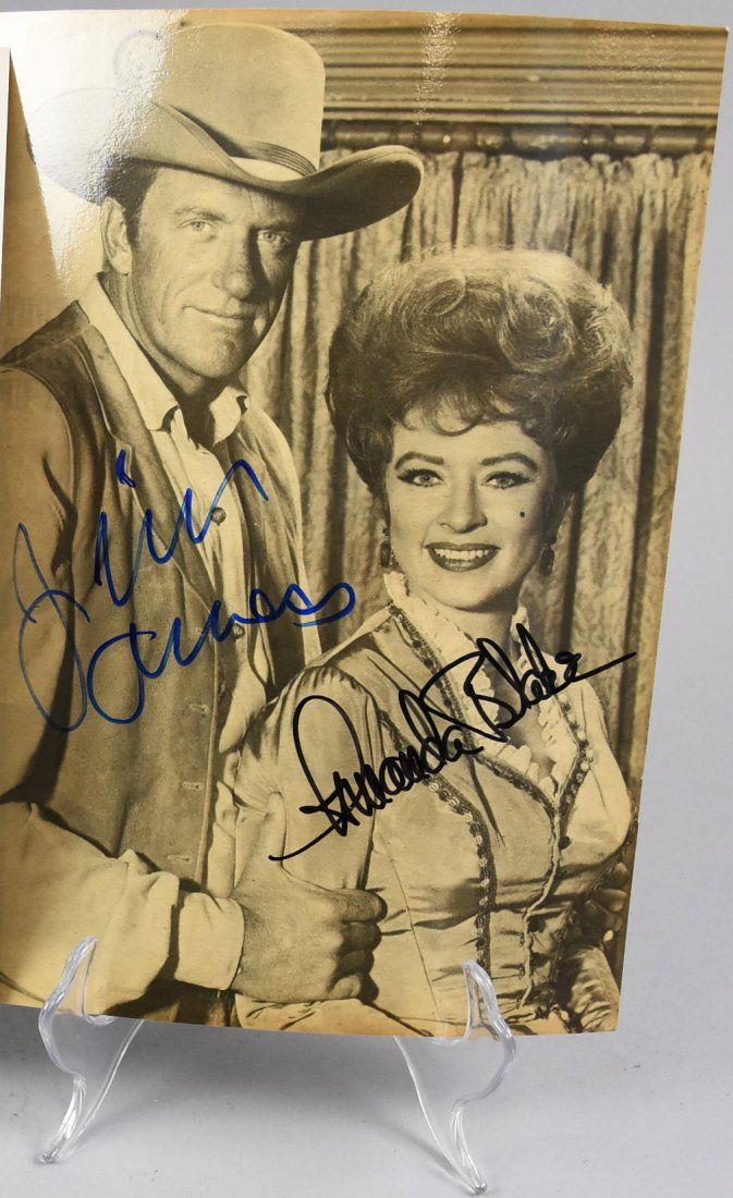 James Arness & Amanda Blake Gunsmoke, Signed Photo, COA (1 of 2)