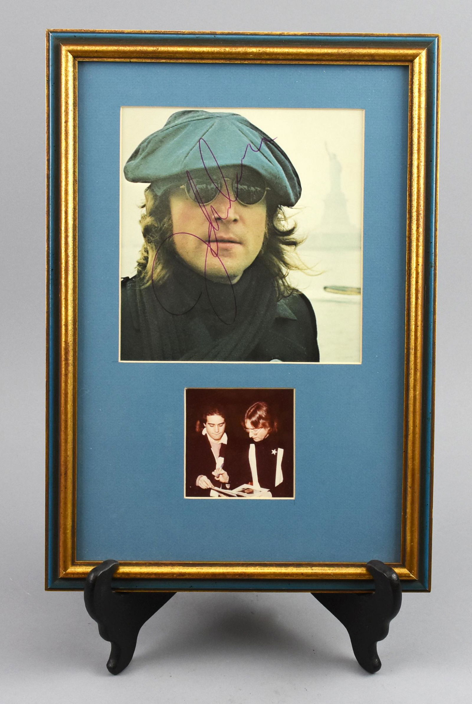 Signed Color John Lennon Photograph, (1 of 5)