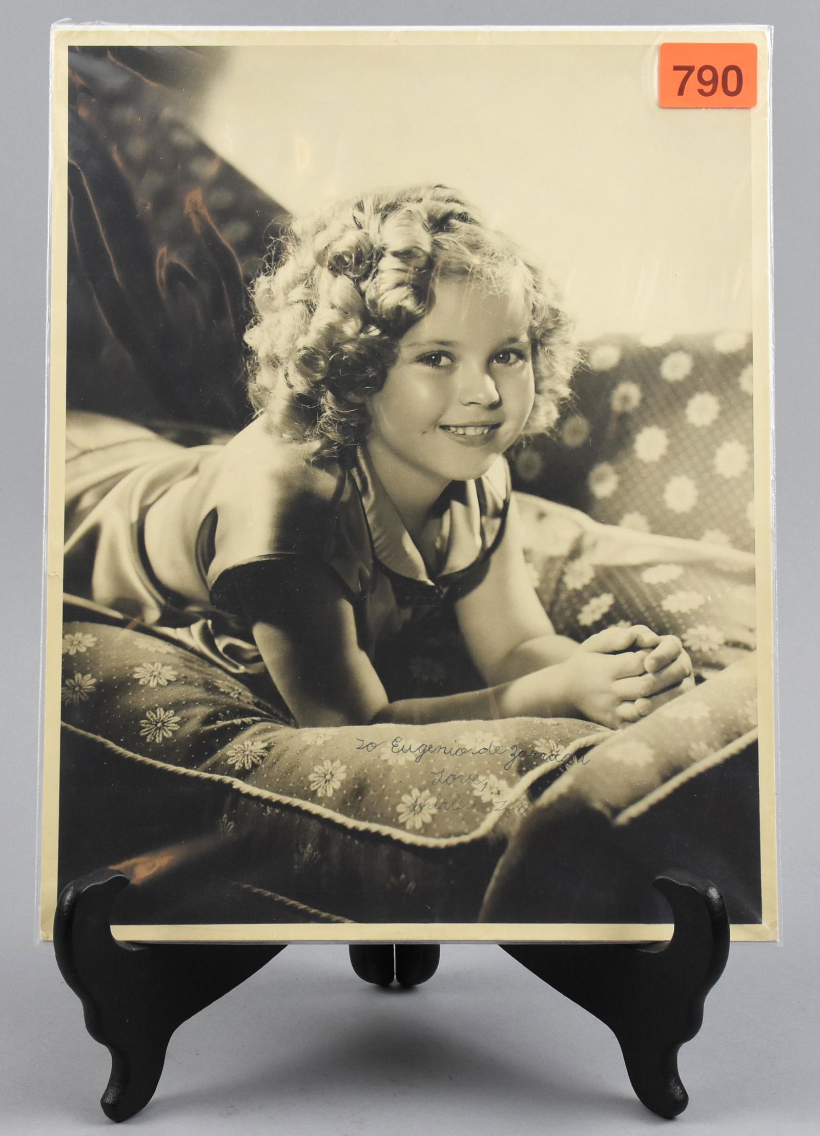 Young Shirley Temple Autographed B & W (1 of 3)