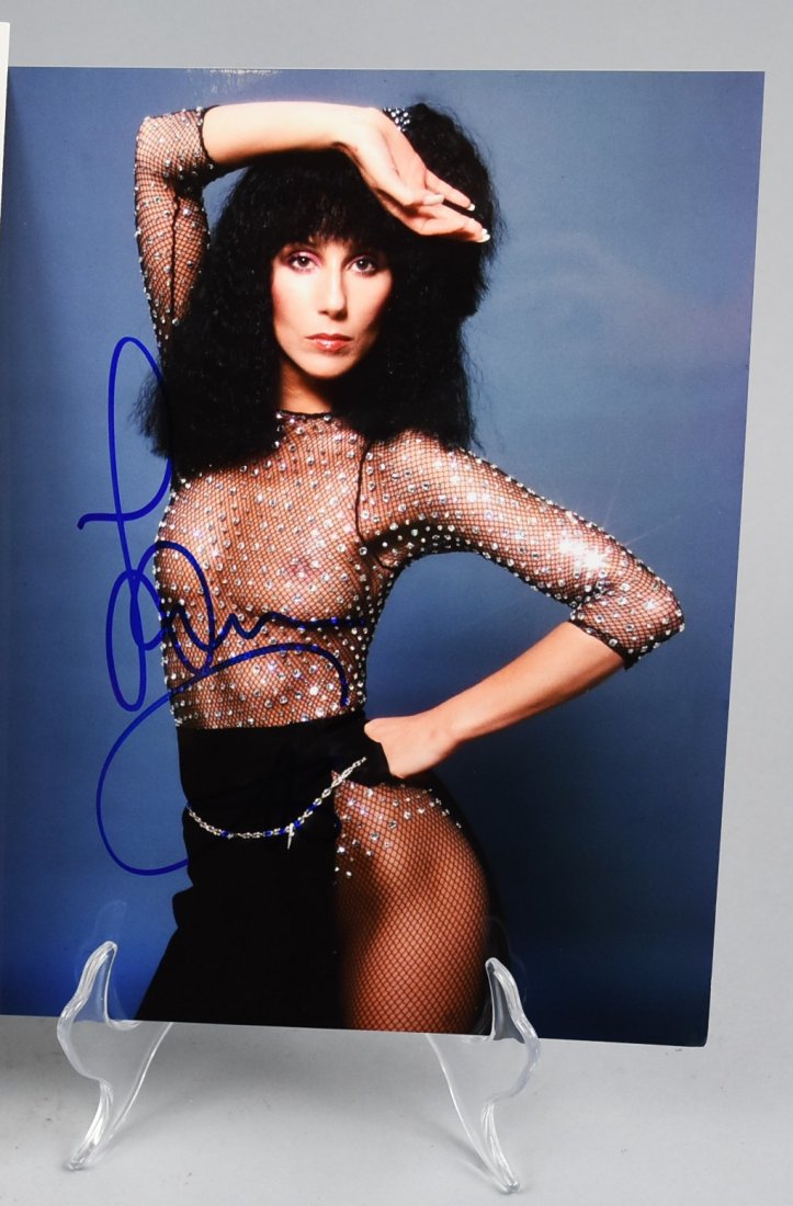 Risque Cher Hand Signed Photo, COA (1 of 3)