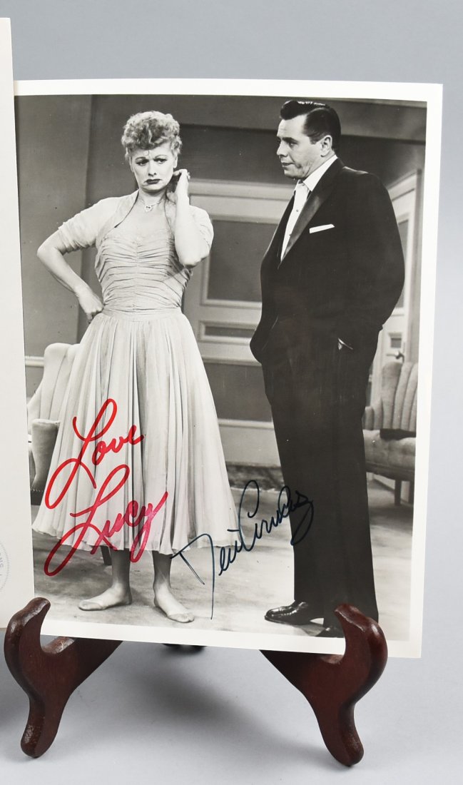 Signed Lucille Ball & Desi Arnez Black & White Photo (1 of 2)