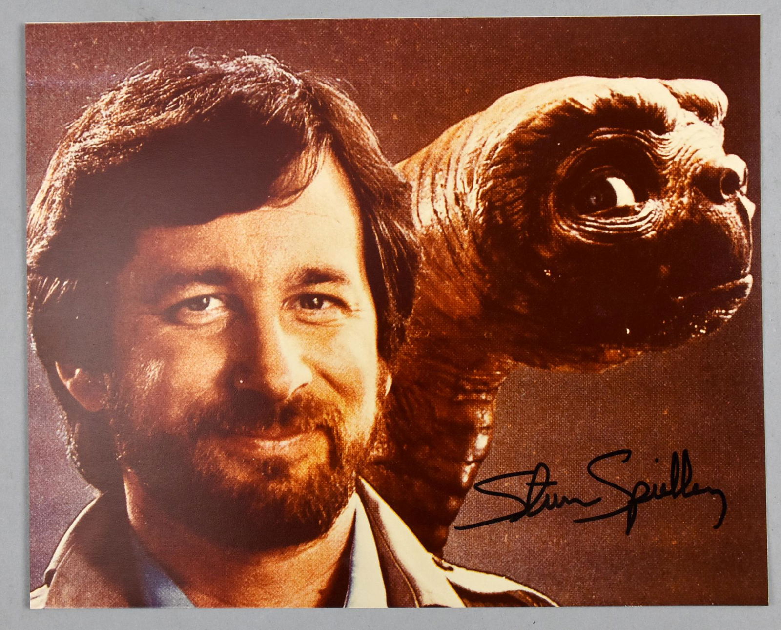 "ET; The Extra Terrestrial" Steven Spielberg  Signed (1 of 1)