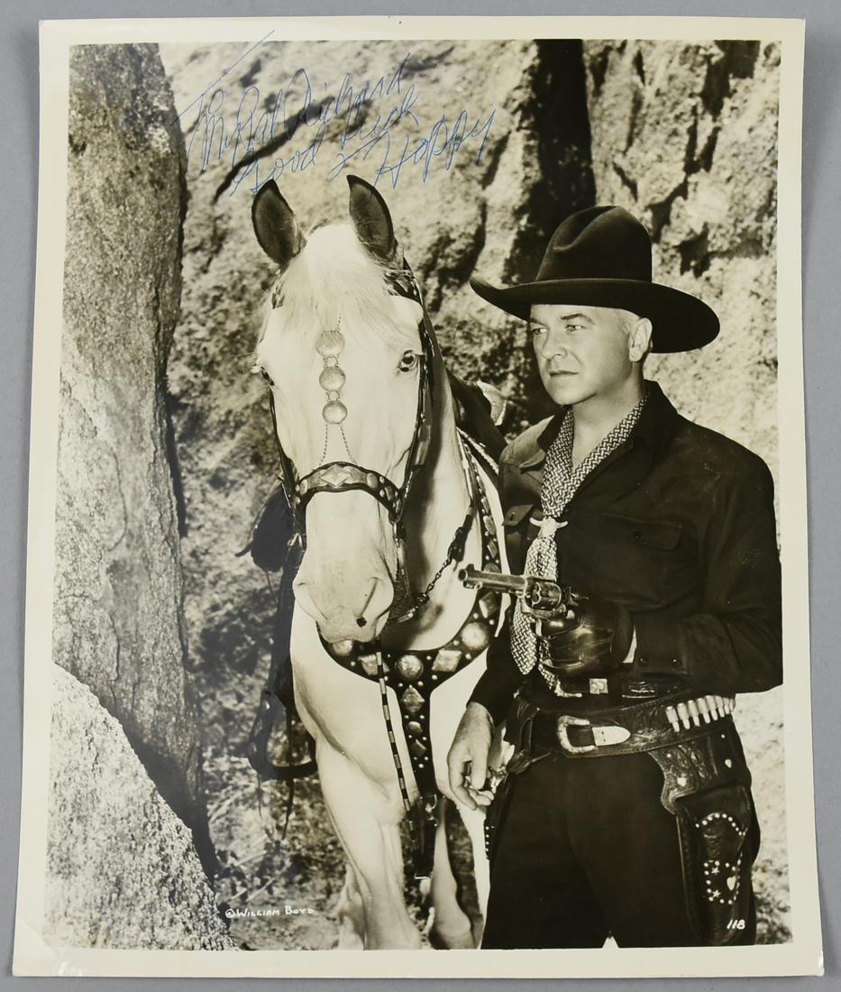 B&W Glossy Signed Hoppy, Hopalong Cassidy (1 of 2)