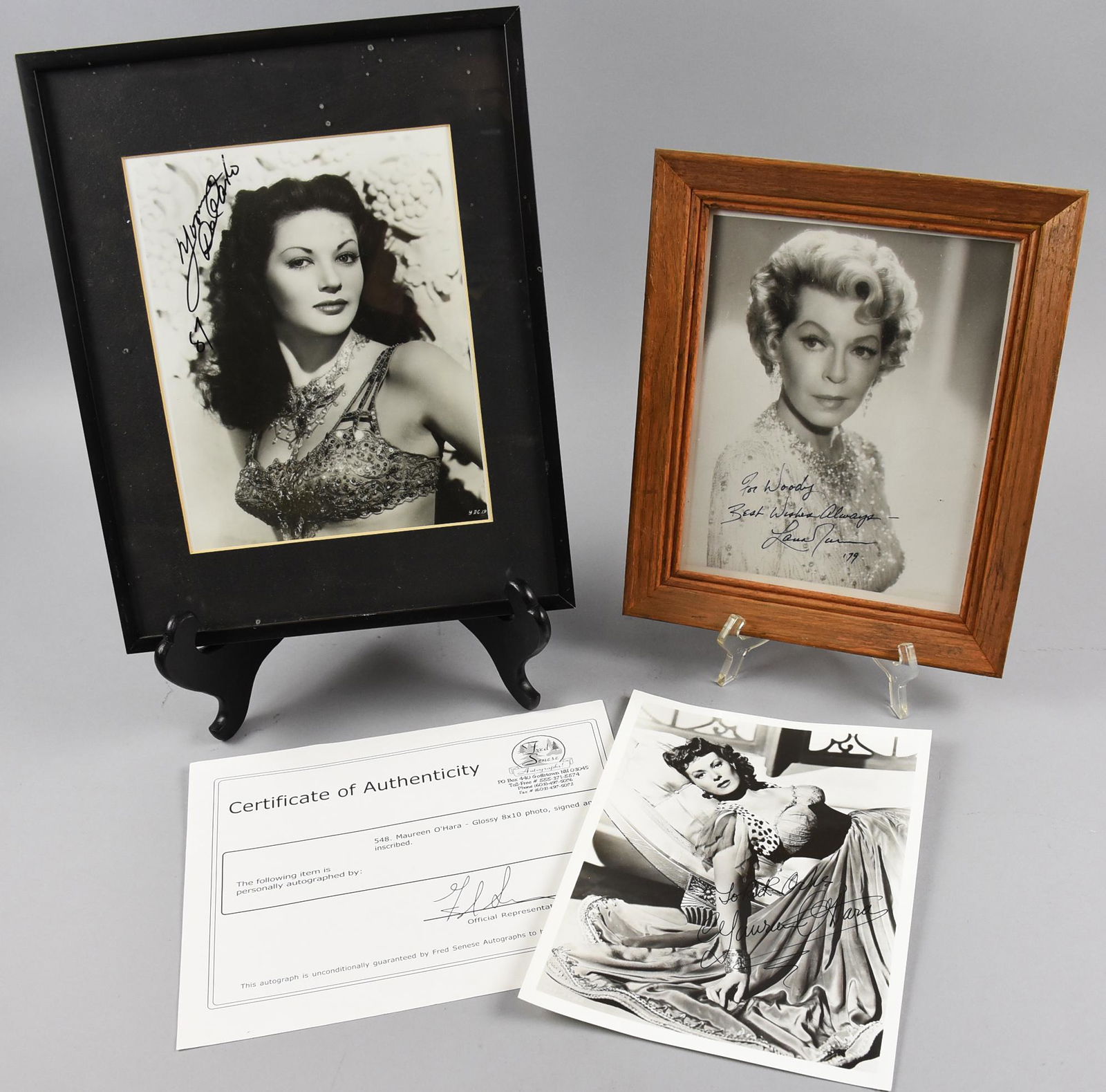 Hollywood Bombshells Signed Photos, DeCarlo, Turner, (1 of 2)