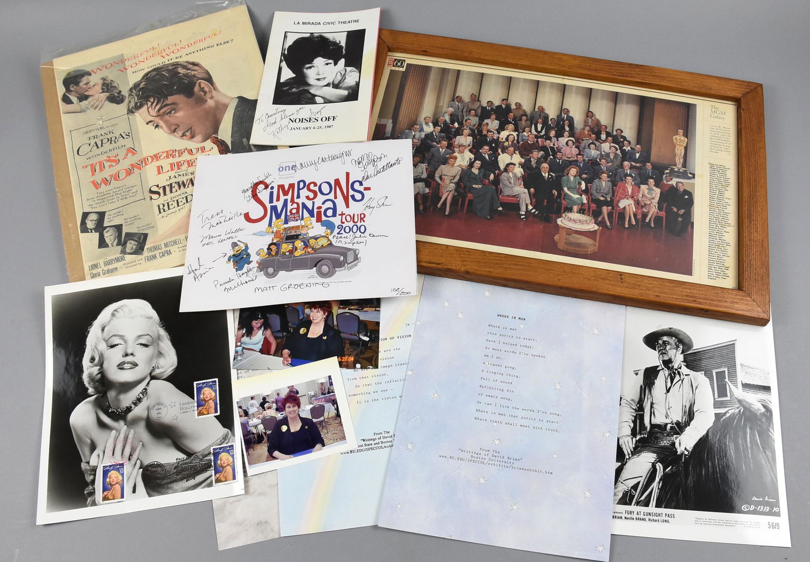 Misc Hollywood Memorabilia Lot (1 of 6)