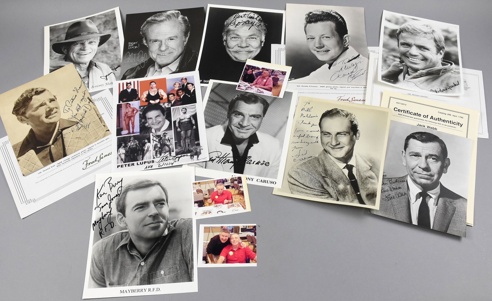 Actor Headshots, Signed, Culp, Caruso, More, COAs (1 of 3)