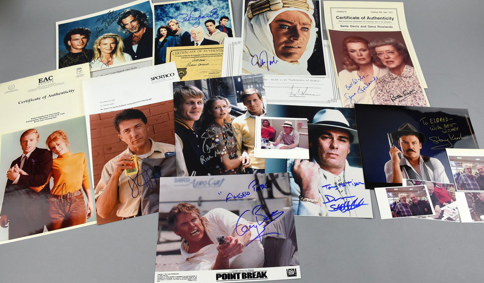 Actress/Actor Signed Photos, Graves,  Bette Davis COA (1 of 4)