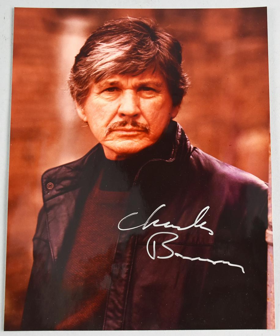 Charles Bronson Color Glossy Signed Photo (1 of 1)