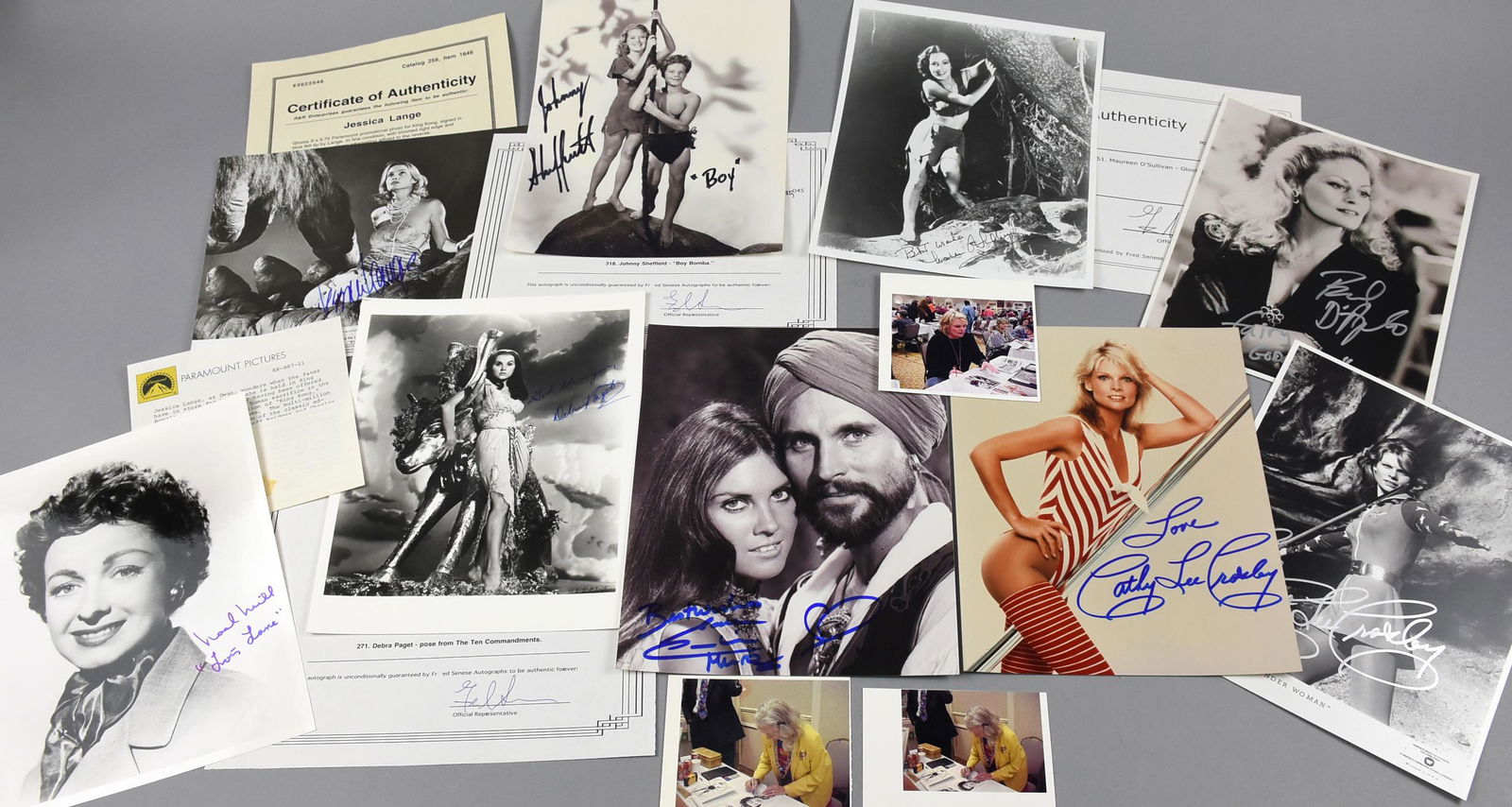 FantasyMovies Photos, Signed, COAs Lange, Wonder Woman (1 of 12)
