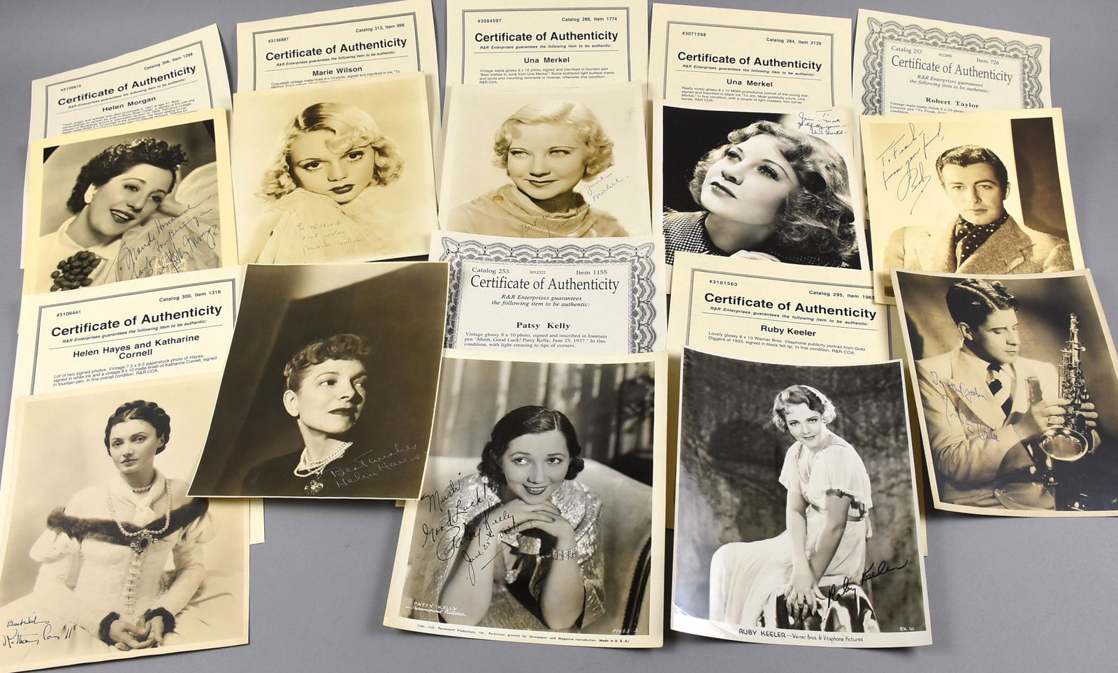 Vintage Signed Photos, Stars, Wilson, Merkel, Art Deco (1 of 1)