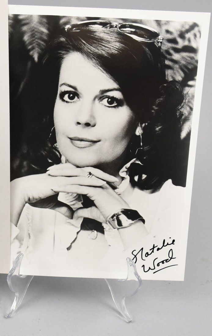 Natalie Wood Signed B&W Headshot, COA (1 of 2)