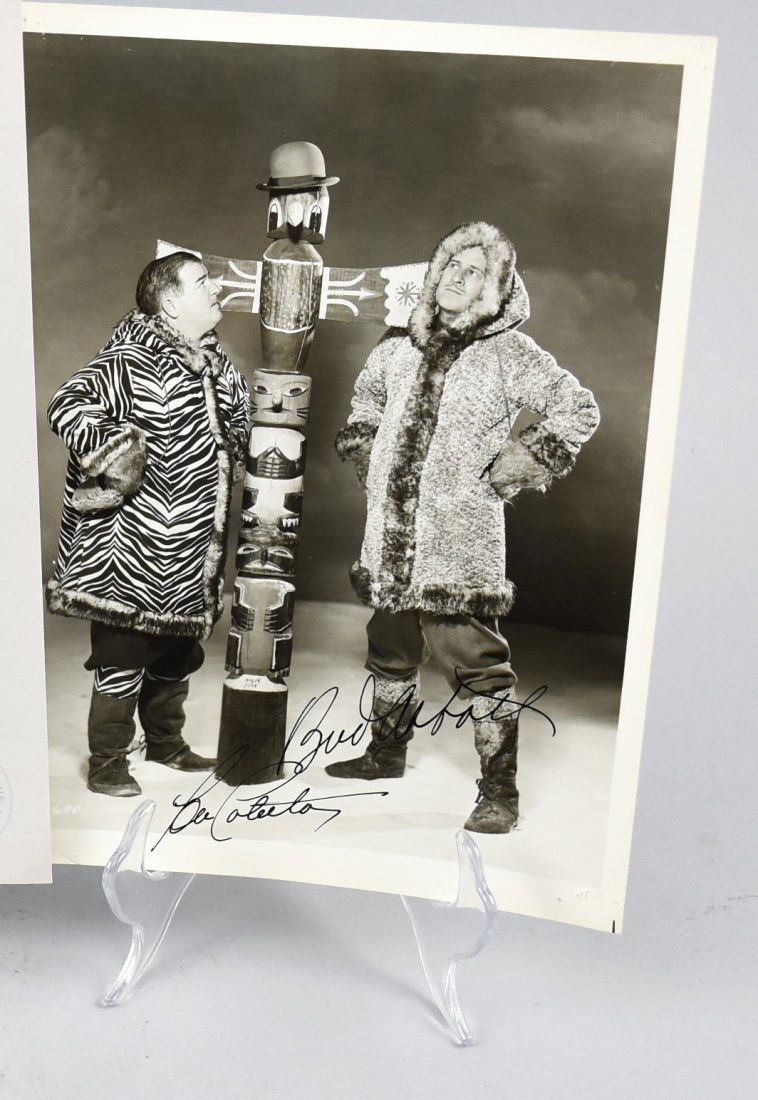 Signed B&W Abbott & Costello Promo, Lost in Alaska (1 of 2)
