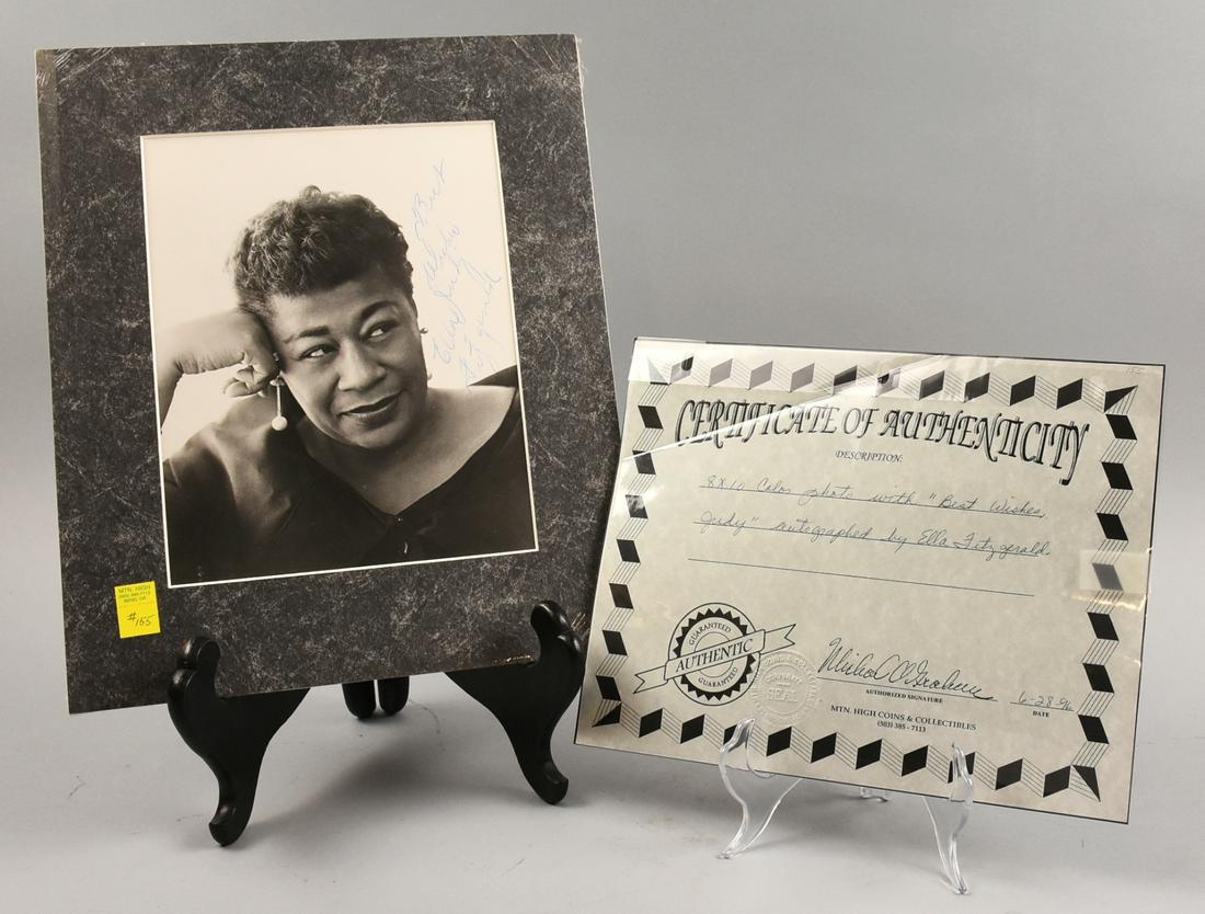 Signed Ella Fitzgerald Photo with COA (1 of 5)
