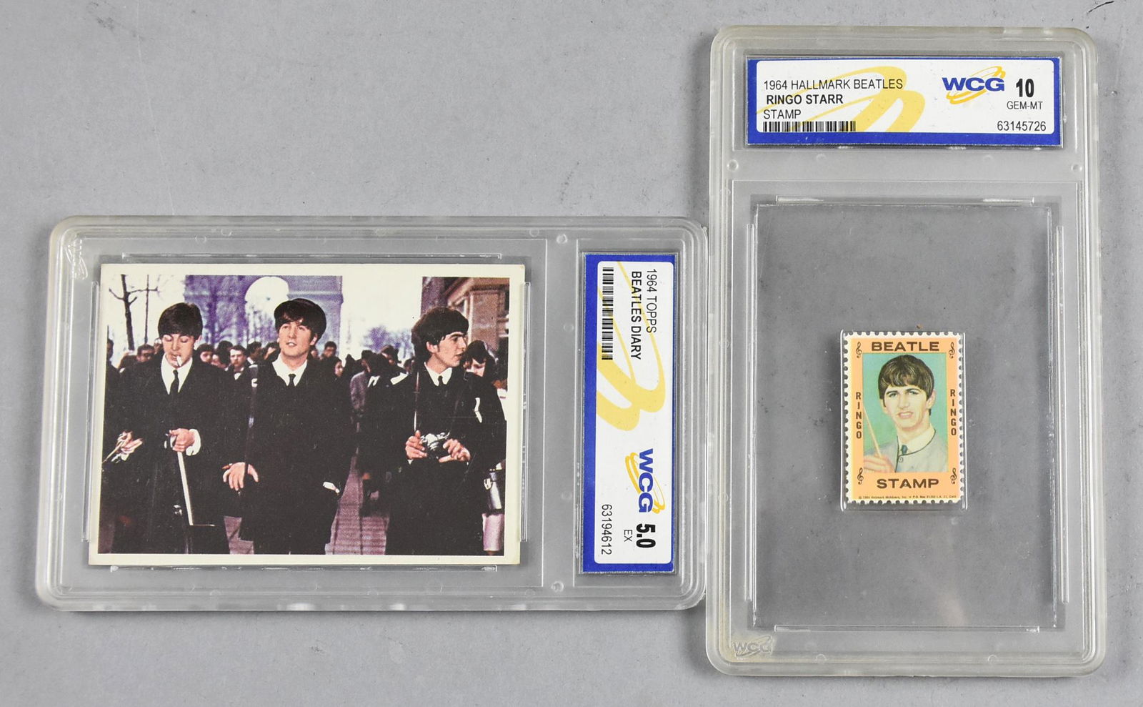 Beatles Card WCG 5/Ringo Stamp WCG 10 (1 of 6)