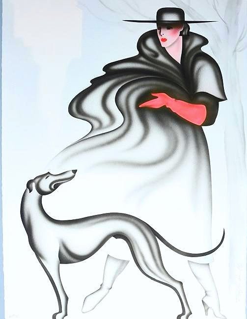 Erik Freyman Offset Lithograph Signed Jackie Collins (1 of 3)