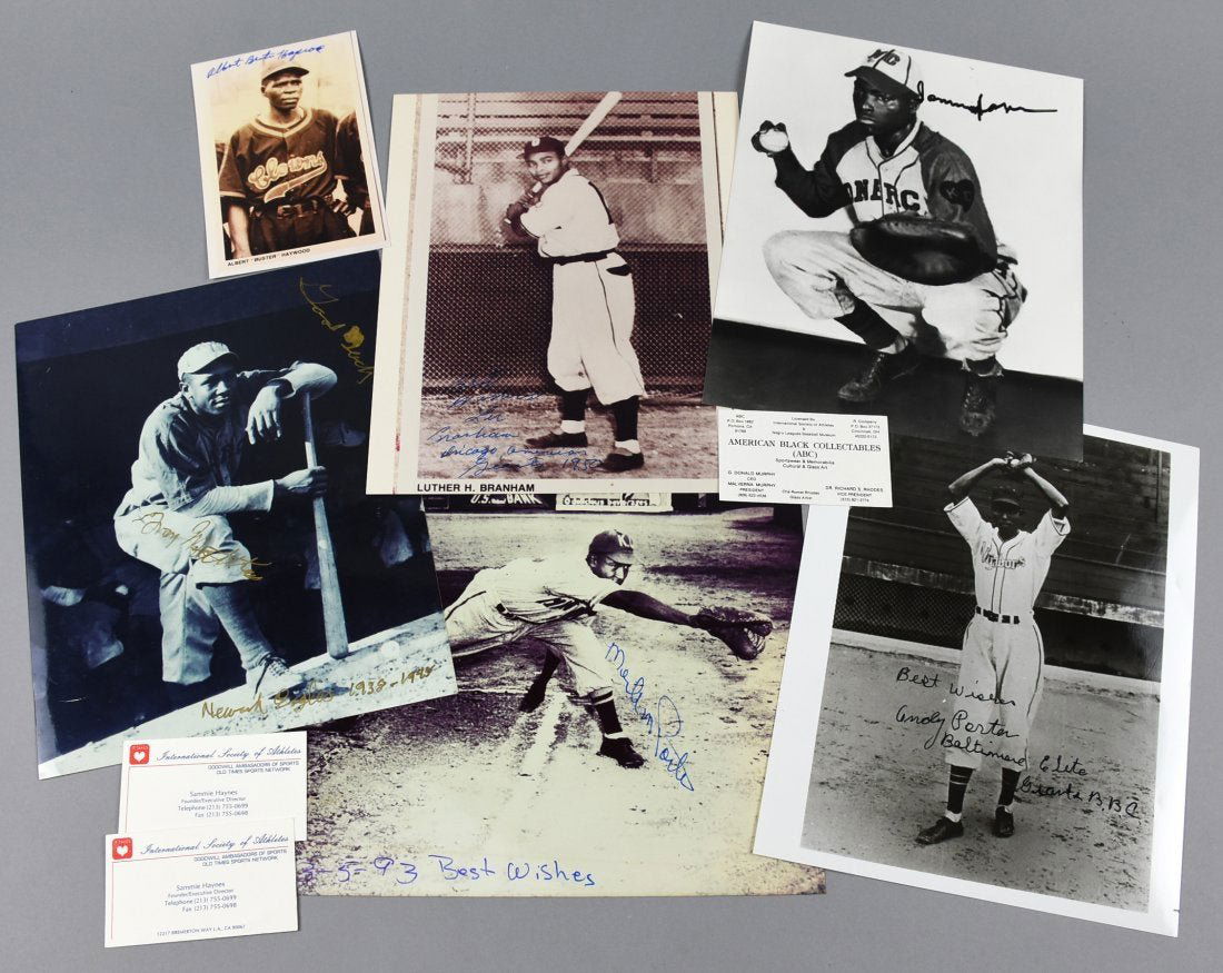 Lot of Six Signed Photos, Negro League Players (1 of 6)
