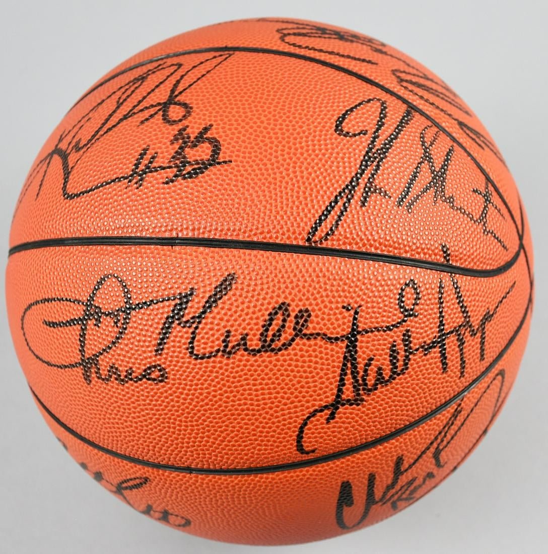 1992 dream team signed basketball