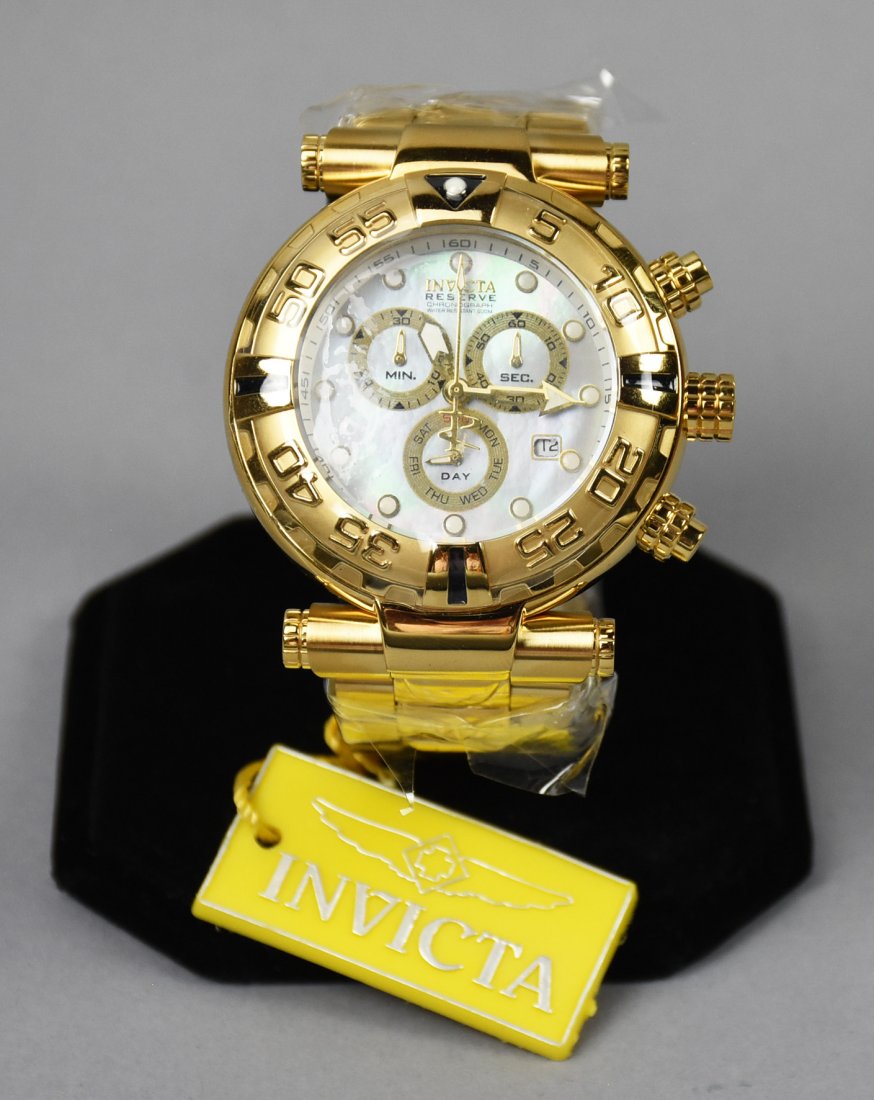 Invicta Subaqua, No. 17684: Unused watch with original wrap on band and protective film on face.