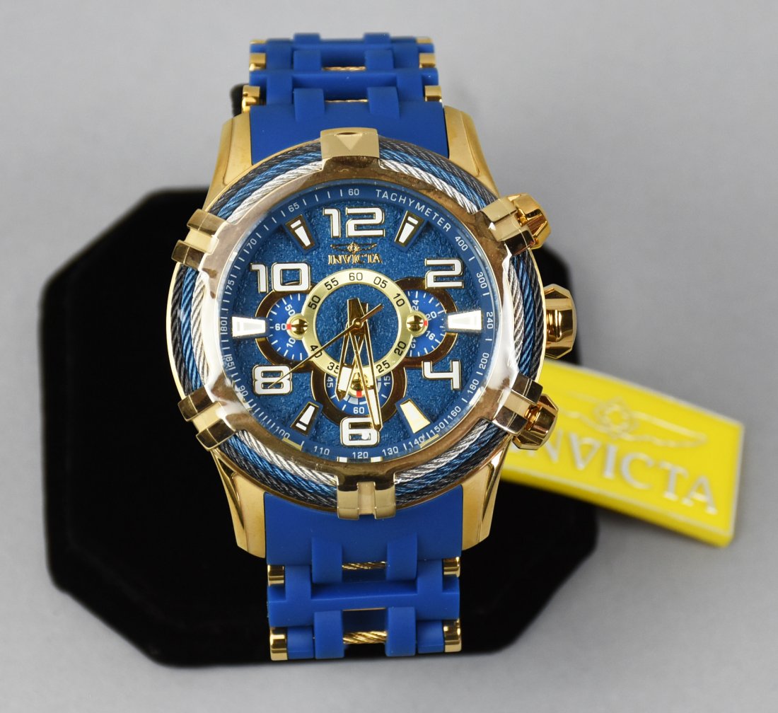 Invicta Bolt TritNite Watch, No. 25768: Pretty Invicta Bolt TritNite watch, model no. 25768. Watch has never been worn and retains most of the original factory protective film.