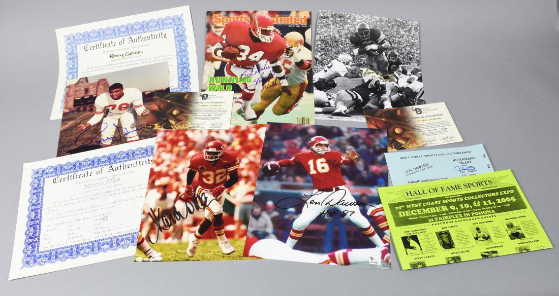 Misc NFL Player Signed Photos COAs Allen Walker (1 of 5)
