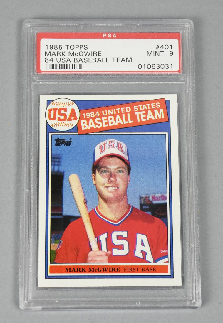 1985 Topps Mark McGwire 84 Olympics PSA 9 Graded (1 of 2)