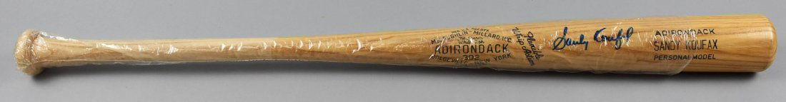 Adirondack Bat, Autographed Sandy Koufax, Personal (1 of 4)