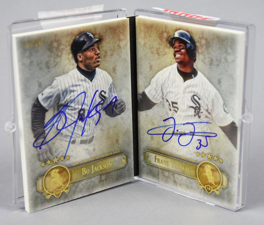 2013 Topps Dual Signature Book, Thomas/Jackson (1 of 3)