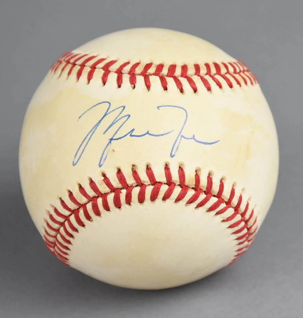 Signed Michael Jordan Baseball \\ (1 of 3)
