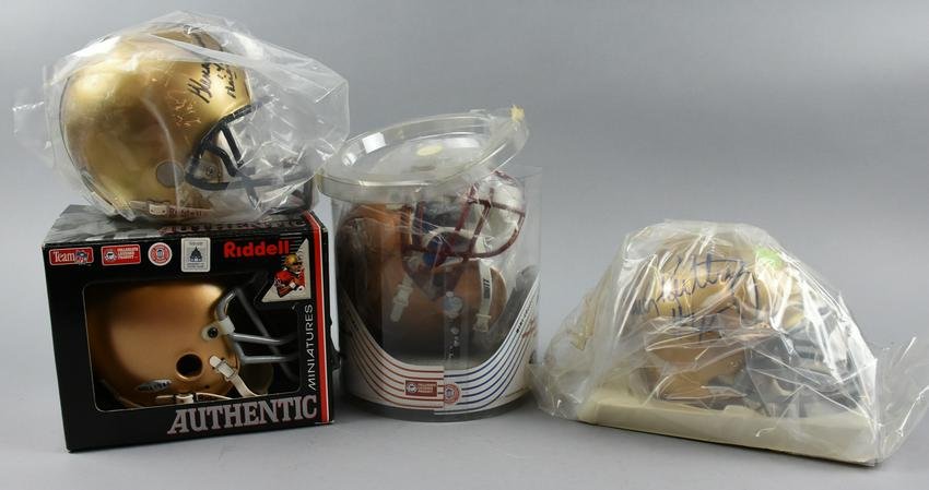 Misc Signed Mini Helmets, Pro & College (1 of 6)